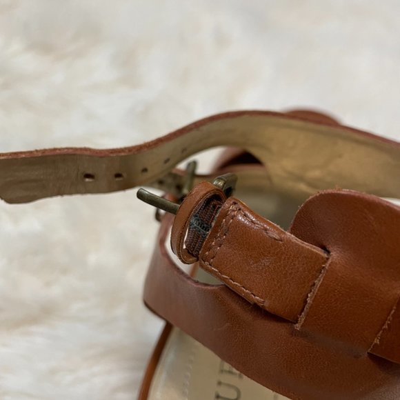 Guess Carmel Cork 4" Wedges double ankle buckle strap 10 - Picture 3 of 11